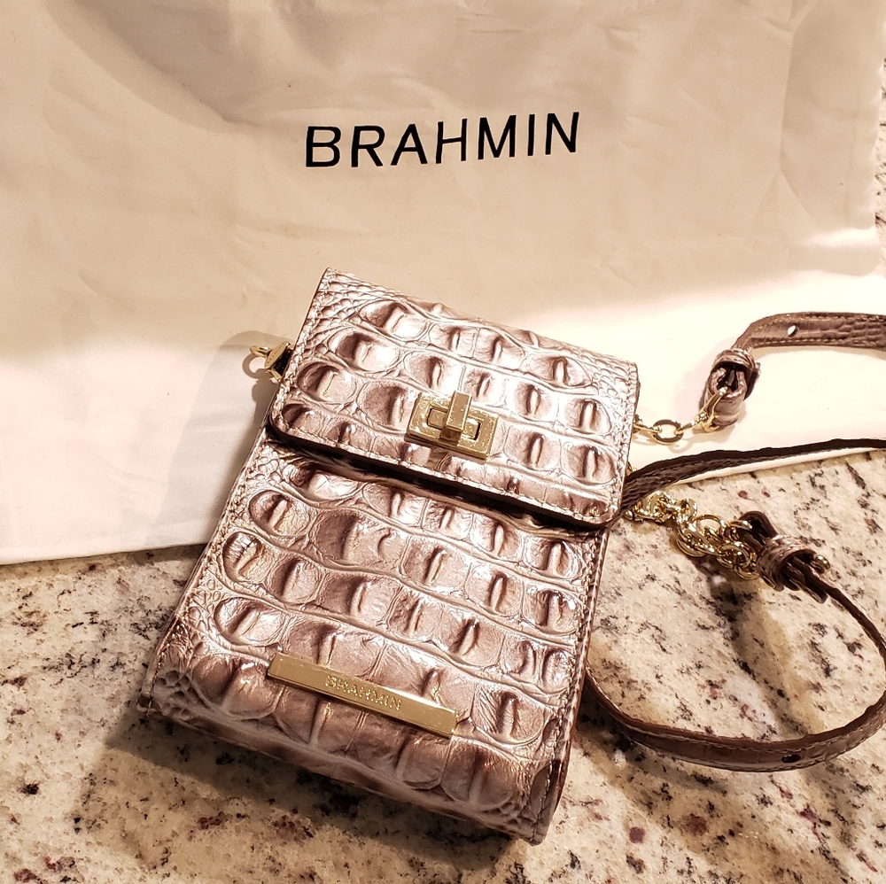Brahmin phone crossbody purse